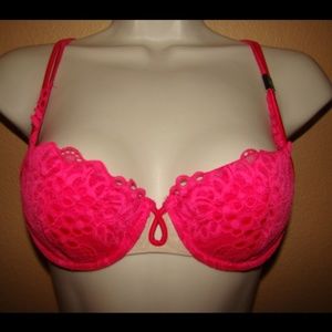NWT Victoria's Secret Lined Demi Bra 34B Pink